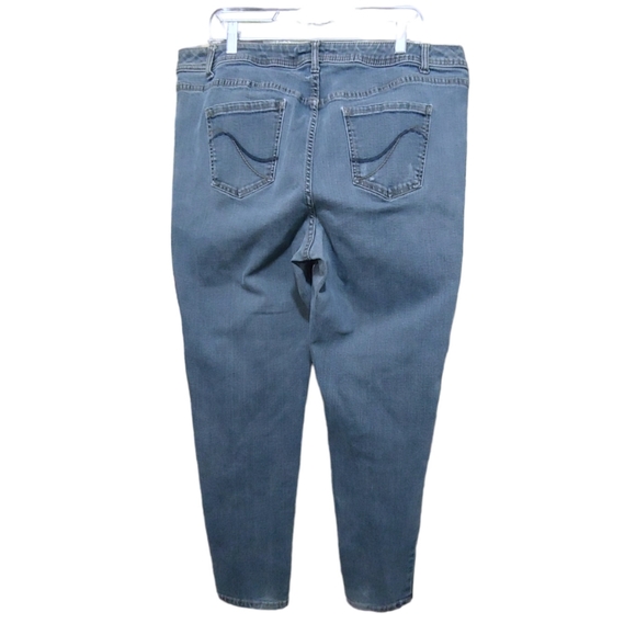 Lane Bryant Medium Wash Genius Fit Skinny Jeans Women's Plus Size 16 - Picture 3 of 11